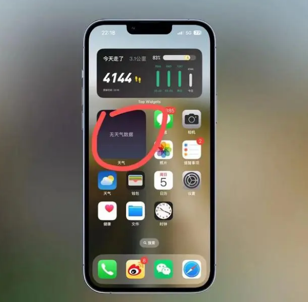 公主岭苹果手机维修分享:iOS16主屏幕天气小组件无法正常工作怎么办？ 