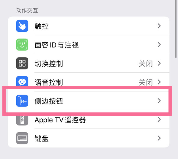 公主岭苹果14维修店分享iPhone14 Plus侧键双击下载功能关闭方法 