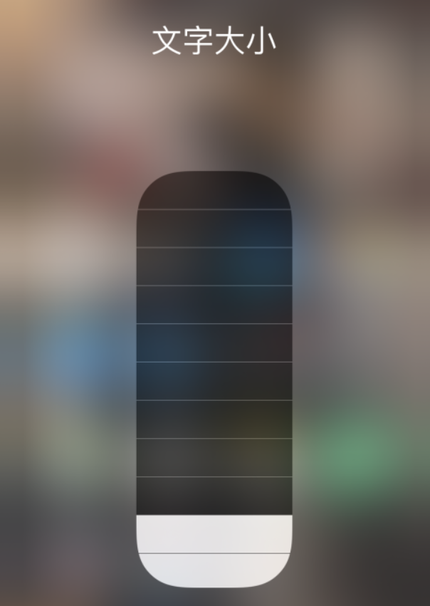 公主岭苹果手机维修分享小技巧：在 iPhone 控制中心快速调节字体大小 